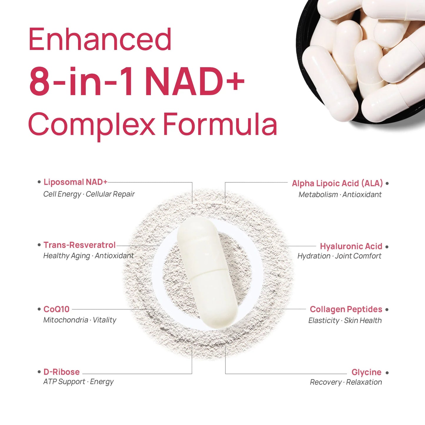 Herelia NAD+ Supplement for Women